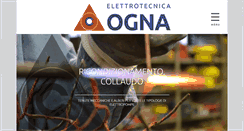 Desktop Screenshot of elettrotecnicaogna.com